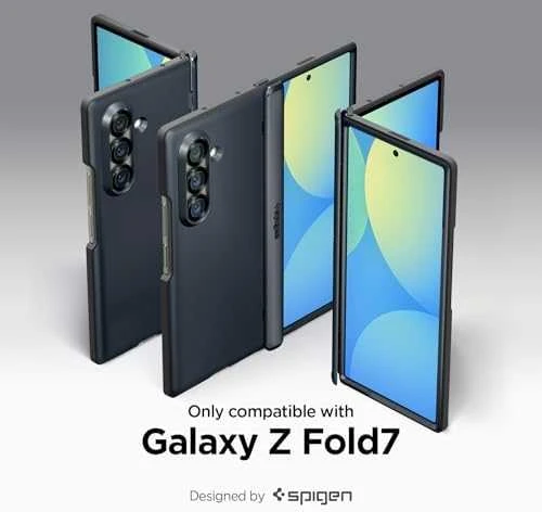 Dėklas Spigen Slim Armor Pro Mag MagSafe Galaxy Z Fold 7 juodas