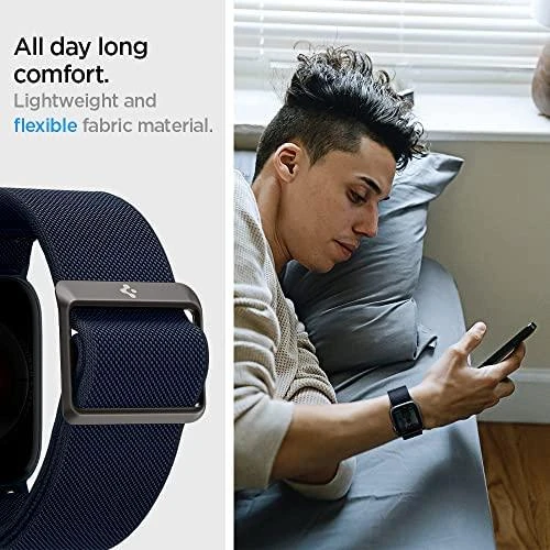 Išmaniojo laikrodžio Apple 4/5/6/7/SE dirželis, Mėlynos spalvos, 42/44mm