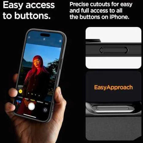 Spigen Ultra Hybrid Mag MagSafe Apple iPhone 16 Pro – dėklas telefonui juodos spalvos