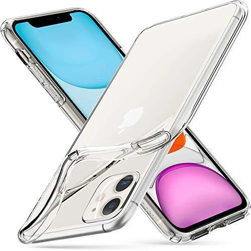 Dėklas Spigen Liquid Crystal, skaidrus – Apple iPhone 11