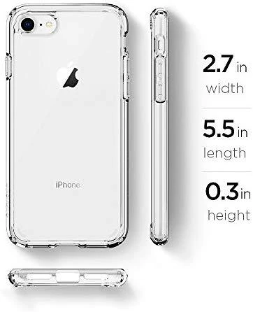 Spigen Ultra Hybrid dėklas skirtas Apple iPhone 7 / 8 / SE (2022/2020), spalva - Crystal Clear
