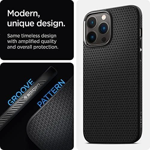 Spigen Liquid Air dėklas skirtas Apple iPhone 13 Pro, spalva - Matte Black