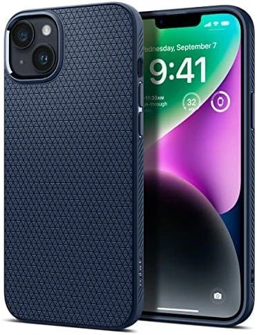 Spigen Liquid Air Apple iPhone 14 Plus dėklas telefonui mėlynos spalvos