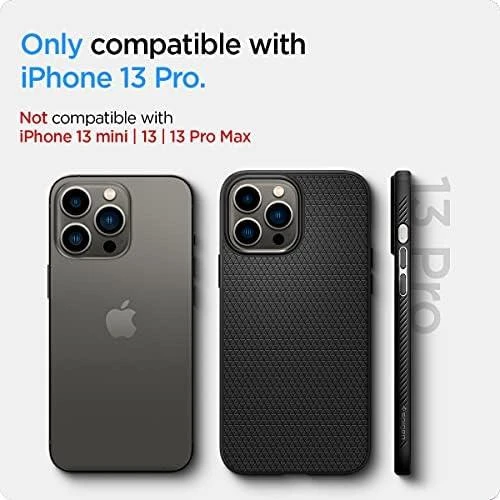 Spigen Liquid Air dėklas skirtas Apple iPhone 13 Pro, spalva - Matte Black