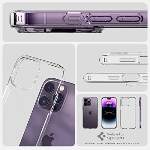 Dėklas SPIGEN LIQUID CRYSTAL IPHONE 14 PRO CRYSTAL CLEAR