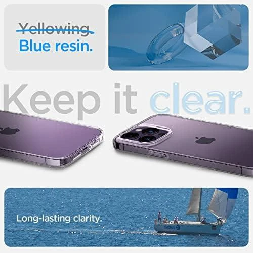 Dėklas SPIGEN LIQUID CRYSTAL IPHONE 14 PRO CRYSTAL CLEAR