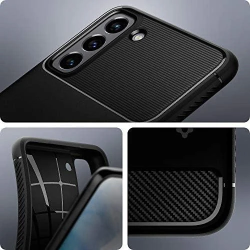 Spigen Rugged Armor dėklas skirtas Samsung Galaxy S21, spalva - Matte Black