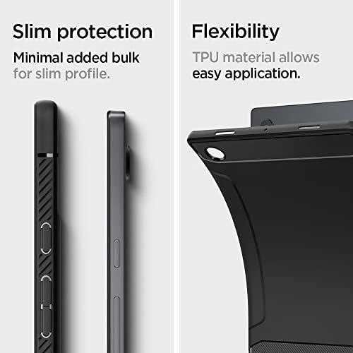 Spigen RUGGED ARMOR GALAXY TAB A8 10.5 X200/X205 MATTE Juodas (Juodas)