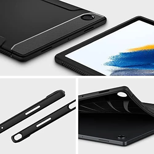 Spigen RUGGED ARMOR GALAXY TAB A8 10.5 X200/X205 MATTE Juodas (Juodas)