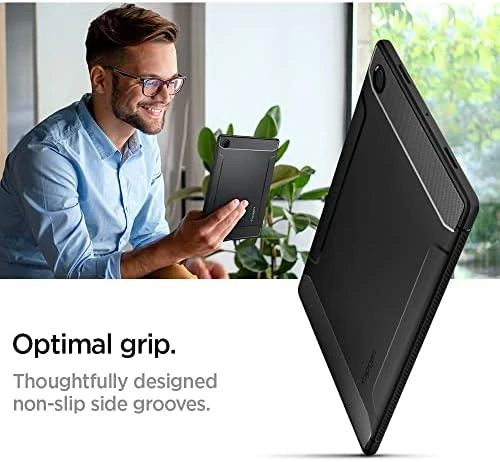Spigen RUGGED ARMOR GALAXY TAB A8 10.5 X200/X205 MATTE Juodas (Juodas)