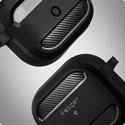 Dėklas Spigen Rugged Armor, juodos spalvos – AirPods 3