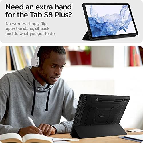 Spigen Rugged Armor Pro, juodos spalvos – Samsung Galaxy Tab S7+/S8+