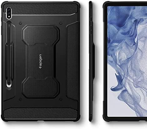 Spigen Rugged Armor Pro, juodos spalvos – Samsung Galaxy Tab S7+/S8+