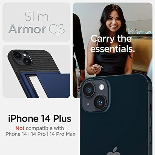 Dėklas SPIGEN SLIM ARMOR CS IPHONE 14 PLUS/ 15 PLUS Juodas