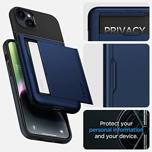 Dėklas SPIGEN SLIM ARMOR CS IPHONE 14 PLUS/ 15 PLUS Juodas