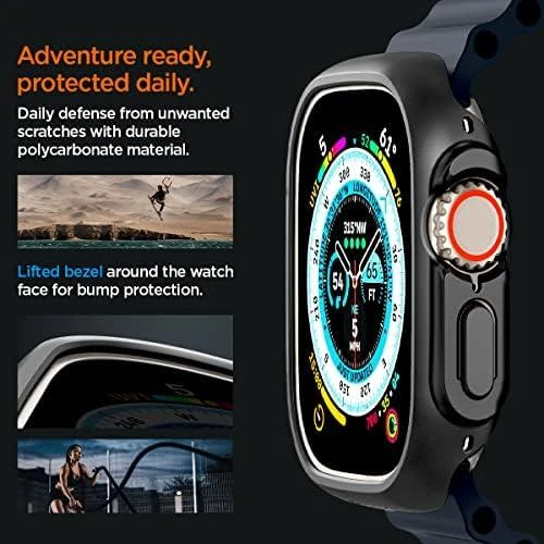 Spigen Thin Fit Apple Watch Ultra 49mm juoda/juodas ACS05458 | Spigen