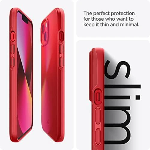 Dėklas Spigen Thin Fit – Apple iPhone 13 Case Juodas