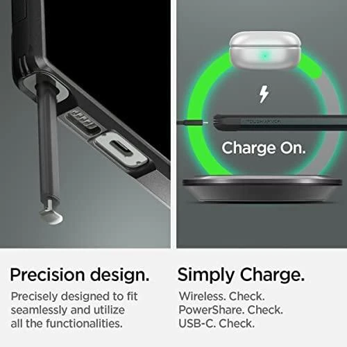 Spigen Tough Armor dėklas skirtas Samsung Galaxy S23 Ultra, spalva - Abyss Green