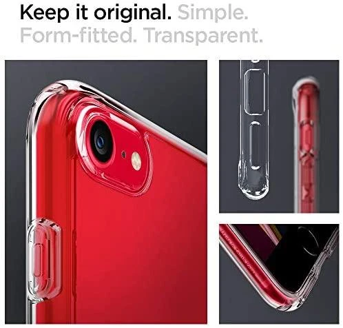 Spigen Ultra Hybrid dėklas skirtas Apple iPhone 7 / 8 / SE (2022/2020), spalva - Crystal Clear