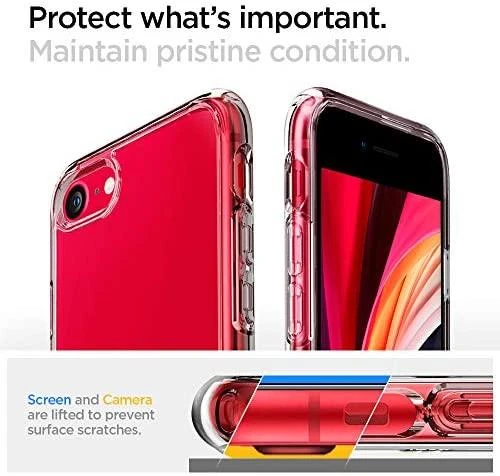 Spigen Ultra Hybrid dėklas skirtas Apple iPhone 7 / 8 / SE (2022/2020), spalva - Crystal Clear