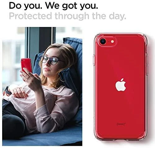 Spigen Ultra Hybrid dėklas skirtas Apple iPhone 7 / 8 / SE (2022/2020), spalva - Crystal Clear