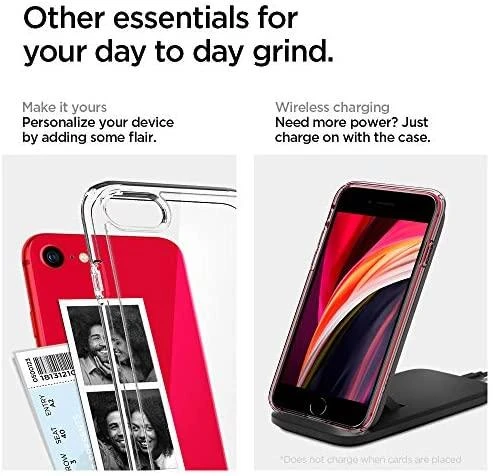 Spigen Ultra Hybrid dėklas skirtas Apple iPhone 7 / 8 / SE (2022/2020), spalva - Crystal Clear