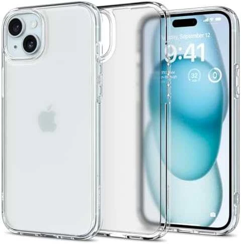 Spigen Ultra Hybrid Matte dėklas skirtas Apple iPhone 15 Plus, spalva - Frost Clear