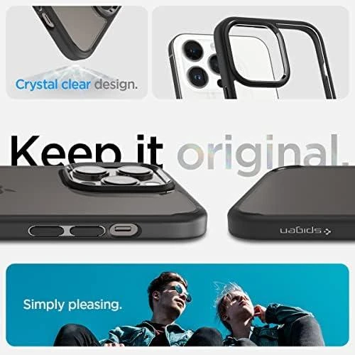 Spigen Ultra Hybrid dėklas skirtas Apple iPhone 14 Pro, spalva - Matte Black