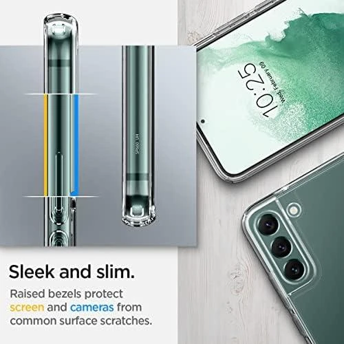 Dėklas SPIGEN ULTRA HYBRID GALAXY S22 CRYSTAL CLEAR