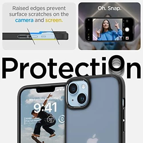 Spigen Ultra Hybrid Apple iPhone 14 Plus FROST dėklas telefonui juodos spalvos
