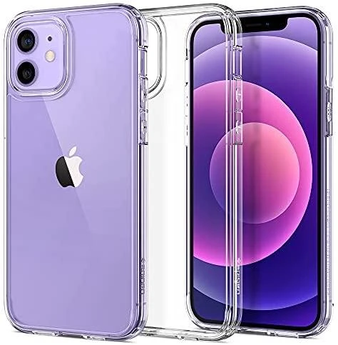 Spigen Ultra Hybrid dėklas skirtas Apple iPhone 12 Pro, spalva - Crystal Clear