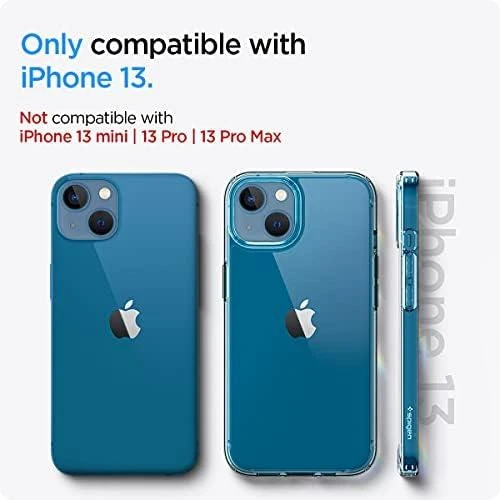 Spigen Ultra Hybrid dėklas skirtas Apple iPhone 13, spalva - Crystal Clear
