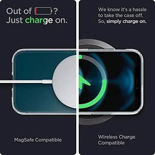 Spigen Ultra Hybrid dėklas skirtas Apple iPhone 12 Pro, spalva - Crystal Clear