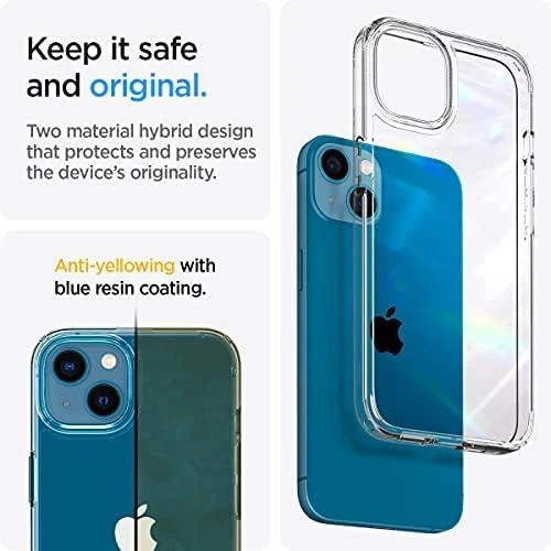 Spigen Ultra Hybrid dėklas skirtas Apple iPhone 13 Mini, spalva - Crystal Clear