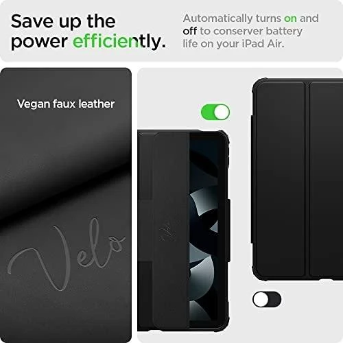 Spigen Ultra Hybrid Pro Apple iPad Air 4 2020 / 5 2022 / 11” 2024 – dėklas planšetiniam kompiuteriui juodos spalvos