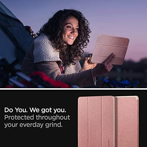 Spigen Urban Fit, rožinė - iPad Pro 11" (2022/2021/2020/2018)