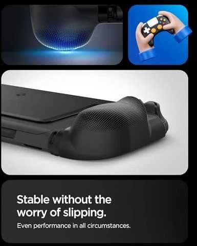 Dėklas Spigen Dual Grip na Nintendo Switch 2 - juoda