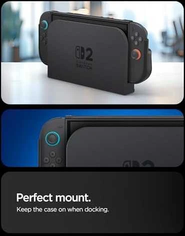 Dėklas Spigen Dual Grip na Nintendo Switch 2 - juoda
