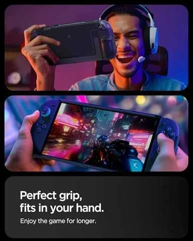 Dėklas Spigen Dual Grip na Nintendo Switch 2 - juoda