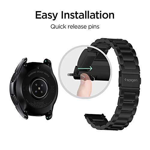 Išmaniojo laikrodžio Samsung Galaxy Watch dirželis, Juodos spalvos, 42mm