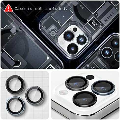 Spigen Glass EZ Fit Optik Pro 2 Pack, zero one - iPhone 16/15/14 Pro/ 16/15/14 Pro Max