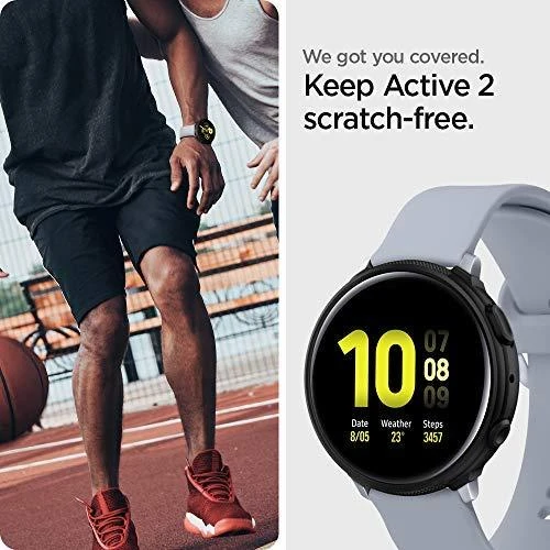 „Spigen Liquid Air“, matinis juodas - „Samsung Galaxy Watch Active2 40mm“