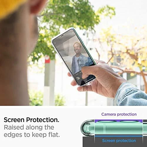 Dėklas Spigen Liquid Crystal, skaidrus – Apple iPhone 11