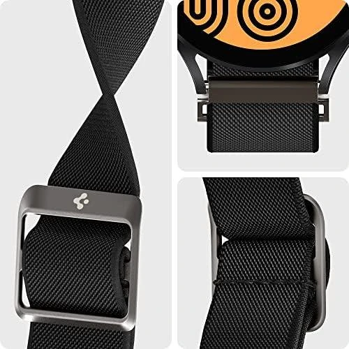 Išmaniojo laikrodžio Samsung Galaxy dirželis, Juodos spalvos, 40/42/44/46mm