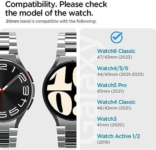 Išmaniojo laikrodžio Samsung Galaxy dirželis, Juodos spalvos, 40/42/44/46mm
