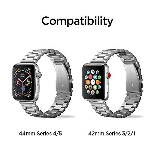 Išmaniojo laikrodžio Apple 1/2/3/4 dirželis, Sidabrinės spalvos, 42/44mm