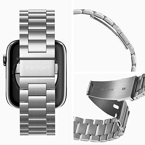 Išmaniojo laikrodžio Apple 1/2/3/4 dirželis, Sidabrinės spalvos, 42/44mm