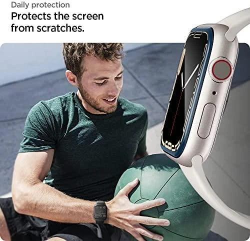 Apsauginis ekrano stiklas išmaniojo laikrodžio Apple Watch 7, 41mm, 2vnt.