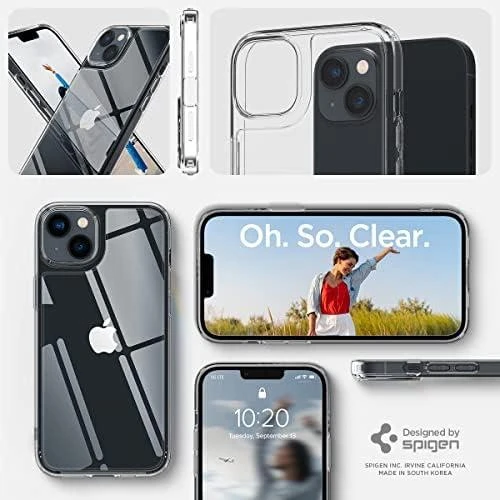 Spigen Quartz Hybrid Apple iPhone 14 Plus Crystal dėklas telefonui skaidrus