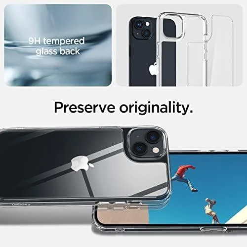 Spigen Quartz Hybrid Apple iPhone 14 Plus Crystal dėklas telefonui skaidrus